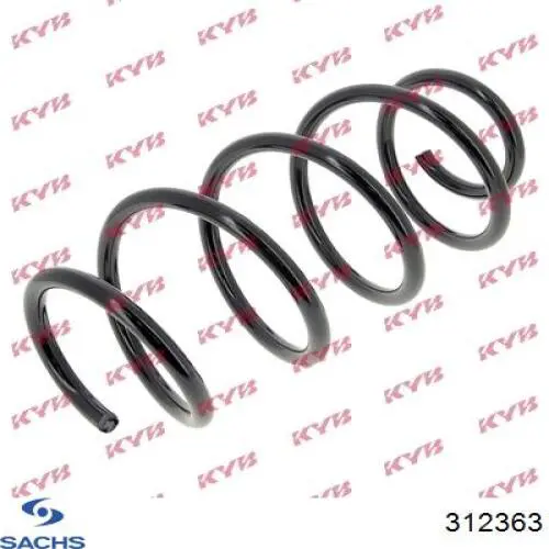 Купить 312363 Sachs Амортизатор задний, левый