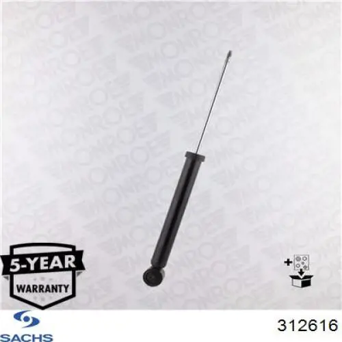 Купить 312616 Sachs Амортизатор задней подвески