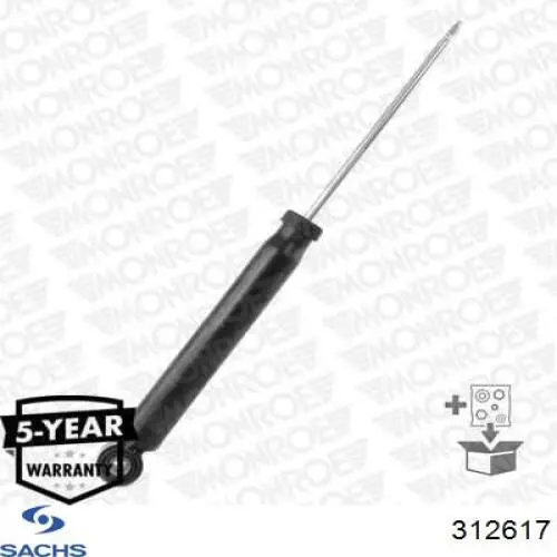Стойка амортизатора задняя Sachs 312617 цена, от 70.97 USD
