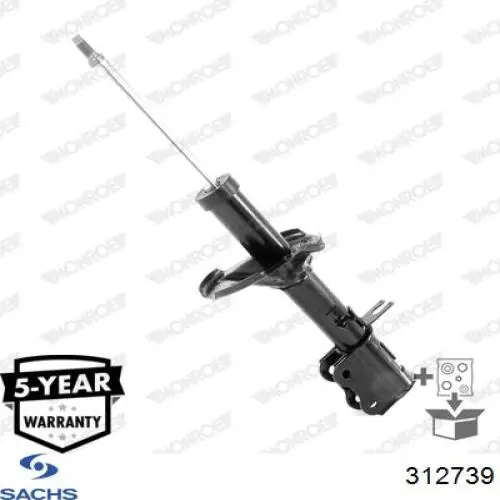 Амортизатор задний, правый Sachs 312739 цена, от 106.59 USD