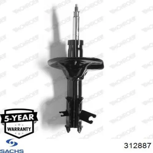 Амортизатор передний левый 312887 Sachs