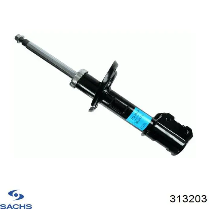 Amortiguador delantero derecho 313203 Sachs