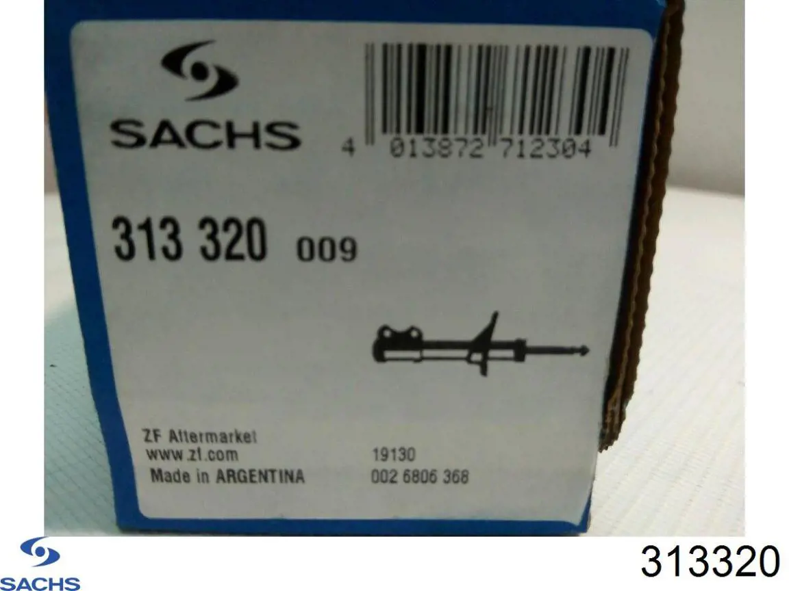Купить 313320 Sachs Амортизатор задней подвески