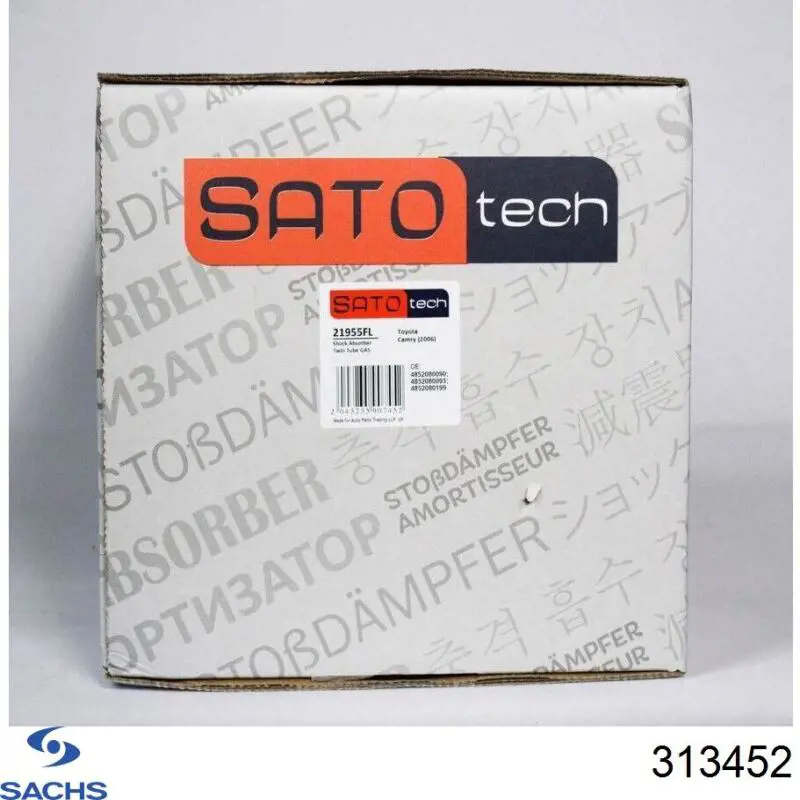 Амортизатор задний, правый Sachs 313452 цена, от 67.20 USD
