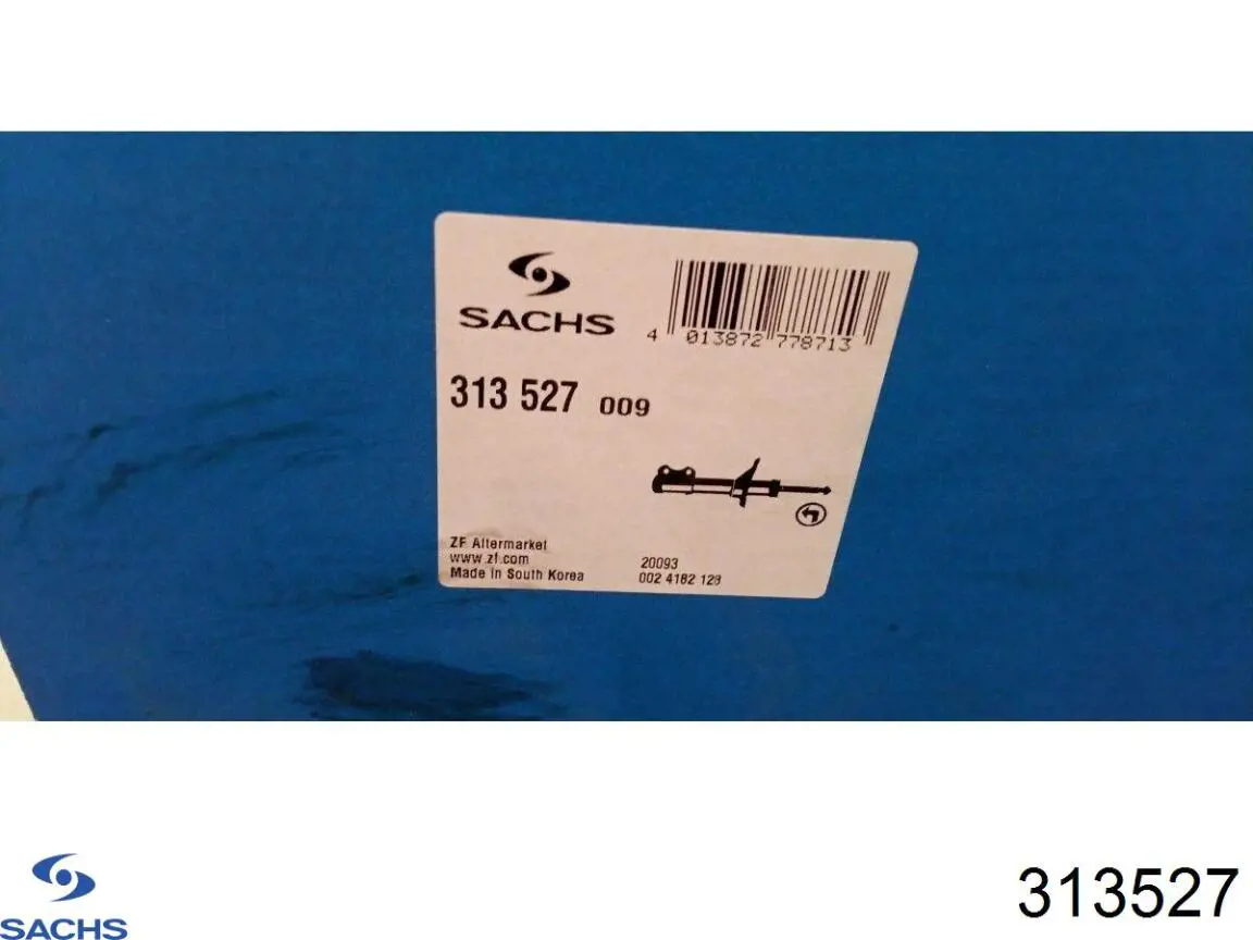 Купить 313527 Sachs Амортизатор подвески передний левый