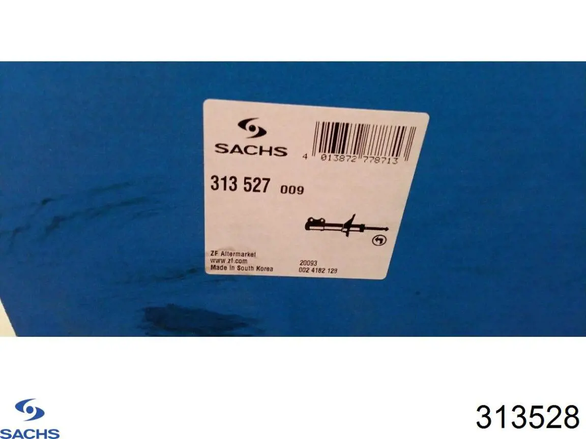 Купить 313528 Sachs Амортизатор подвески передний правый
