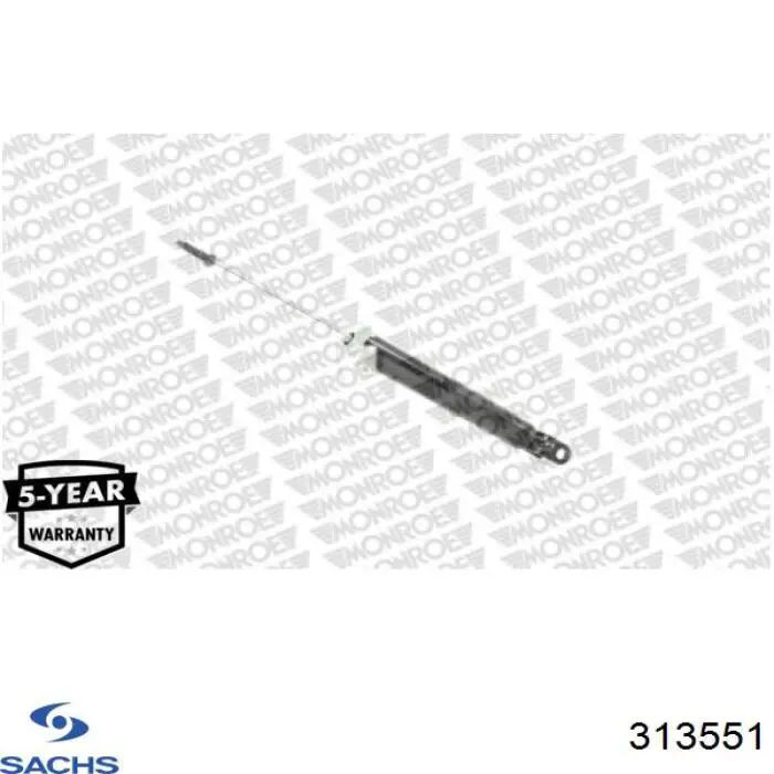 Задний амортизатор Sachs 313551