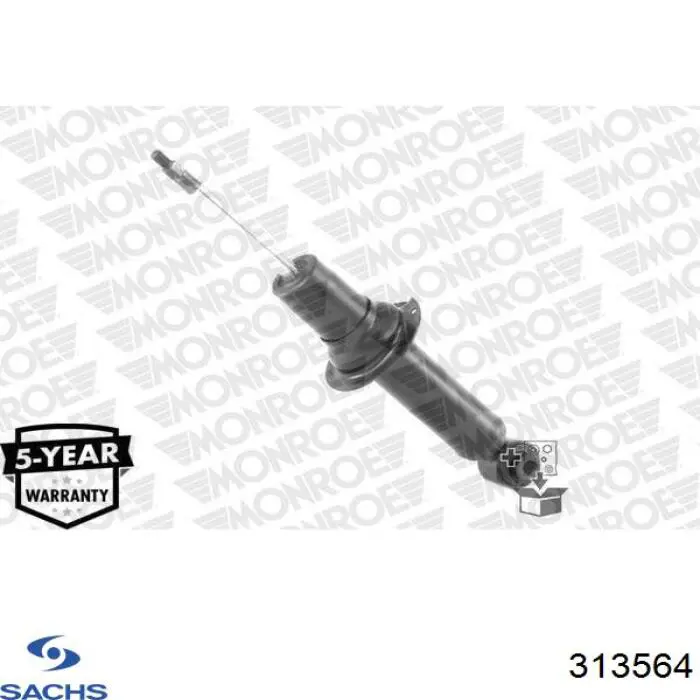 Стойка амортизатора задняя Sachs 313564 цена, от 73.06 USD