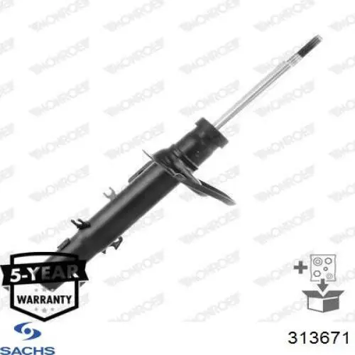 Купить 313671 Sachs Амортизатор подвески передний левый