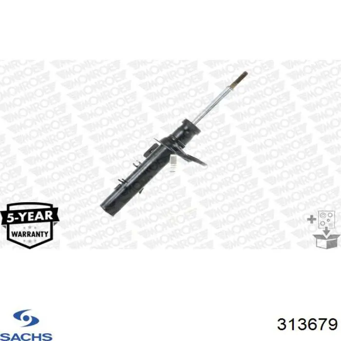 Купить 313679 Sachs Амортизатор подвески передний левый