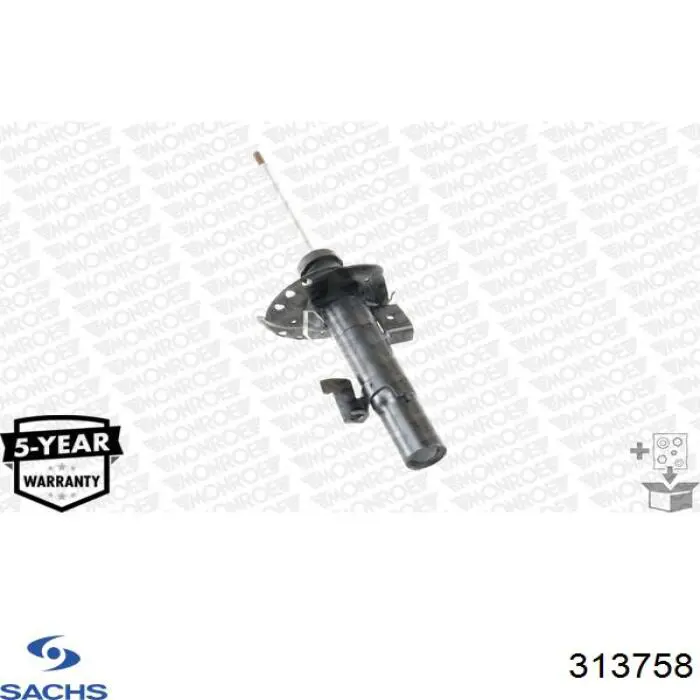 Амортизатор передний правый 313758 Sachs