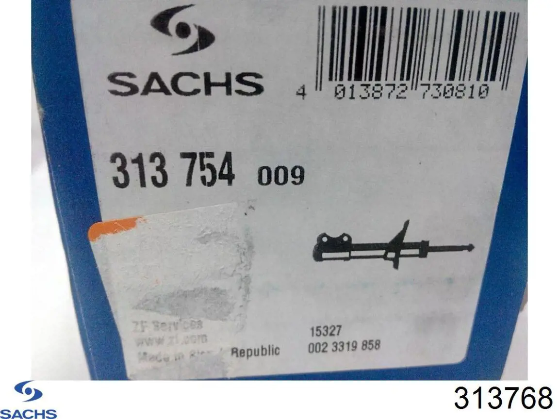 313768 Sachs Амортизатор передний левый