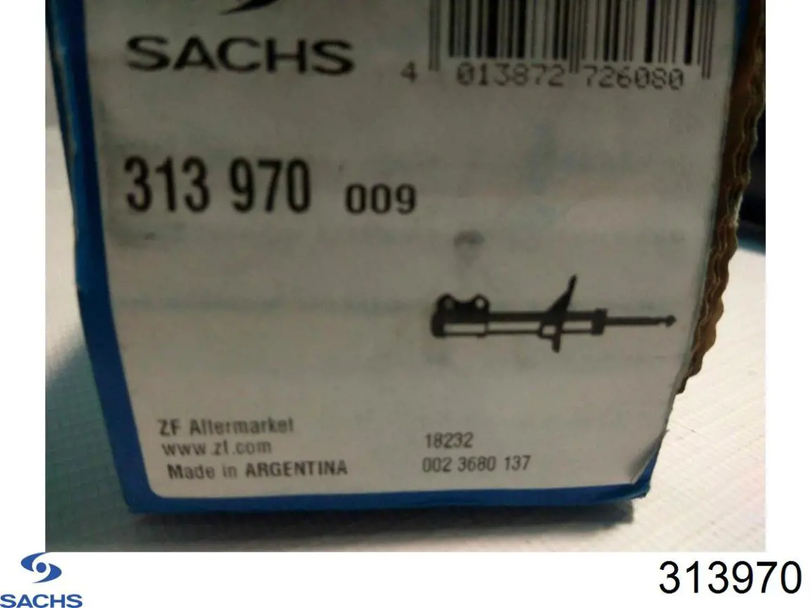 Купить 313970 Sachs Амортизатор задней подвески