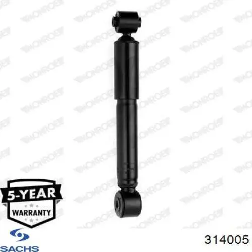 Амортизатор задний 314005 Sachs
