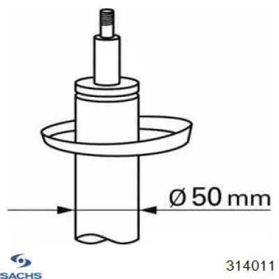 Амортизатор передний 314011 Sachs