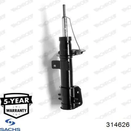 Амортизатор передний 314626 Sachs