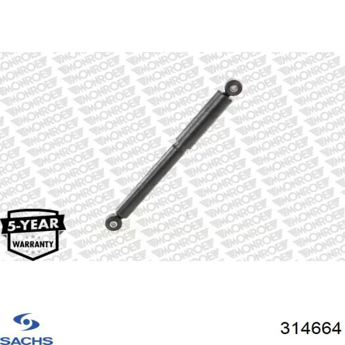 Стойка амортизатора задняя Sachs 314664 цена, от 51.48 USD