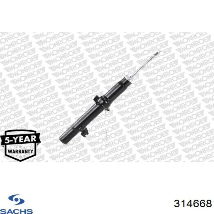 Купить 314668 Sachs Амортизатор подвески передний левый
