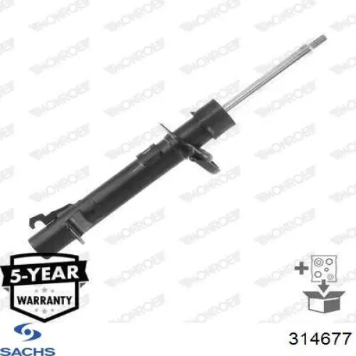 Амортизатор передней подвески левой Sachs 314677 цена, от 61.16 USD