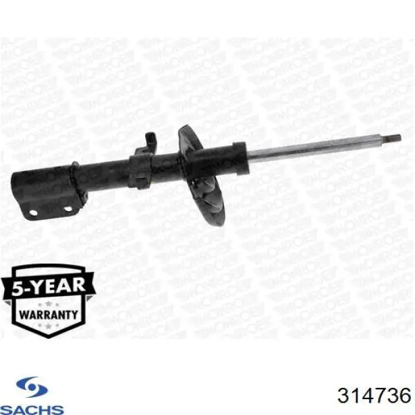 Стойка амортизатора передняя Sachs 314736 цена, от 49.79 USD