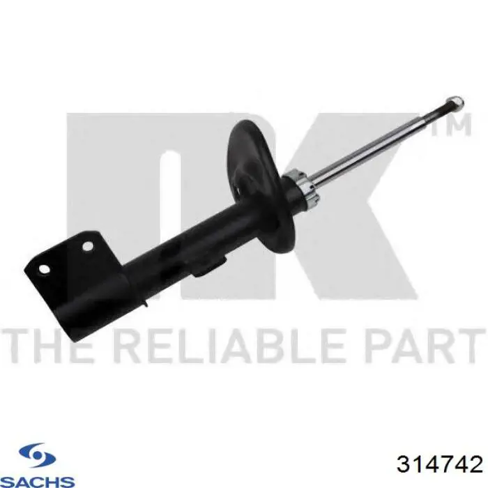 Купить 314742 Sachs Амортизатор подвески передний левый