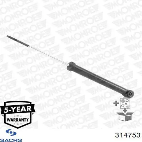 Амортизатор задний 314753 Sachs