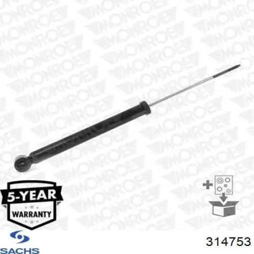 Купить 314753 Sachs Амортизатор задней подвески