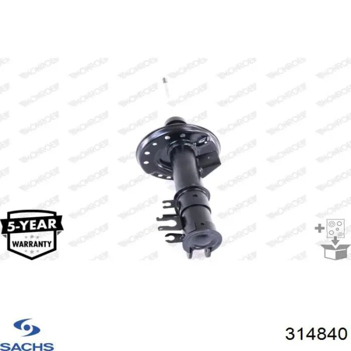 Купить 314840 Sachs Амортизатор подвески передний правый