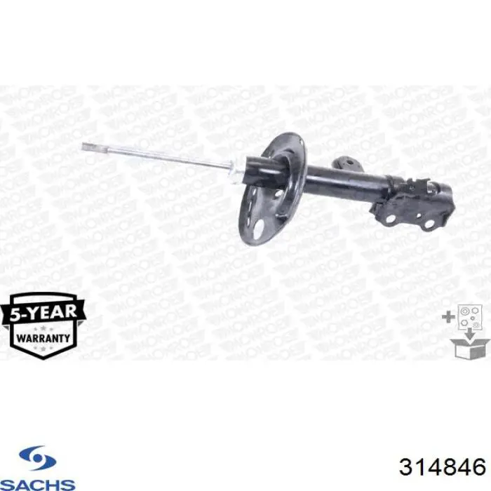 Амортизатор передний левый 314846 Sachs