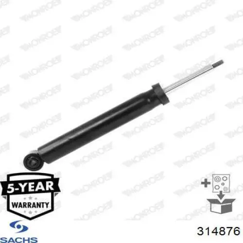 314876 Sachs Амортизаторы задние
