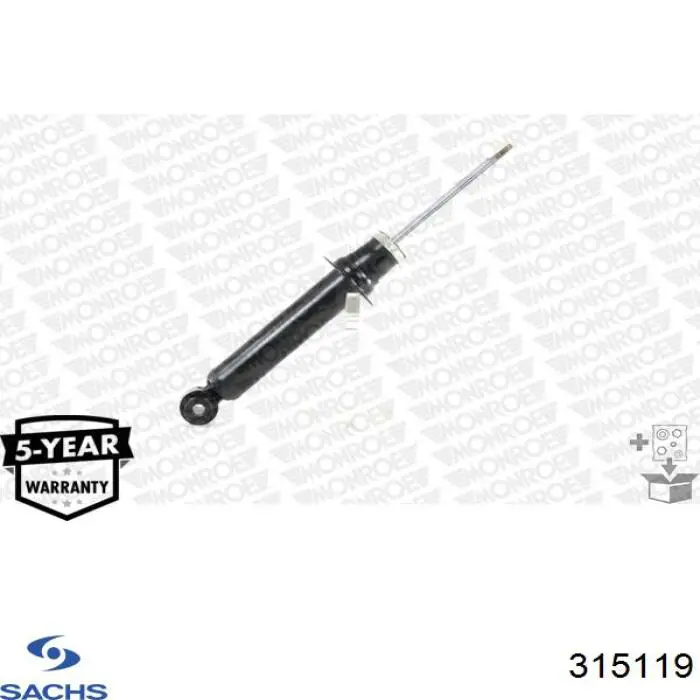 Стойка амортизатора передняя Sachs 315119 цена, от 73.36 USD