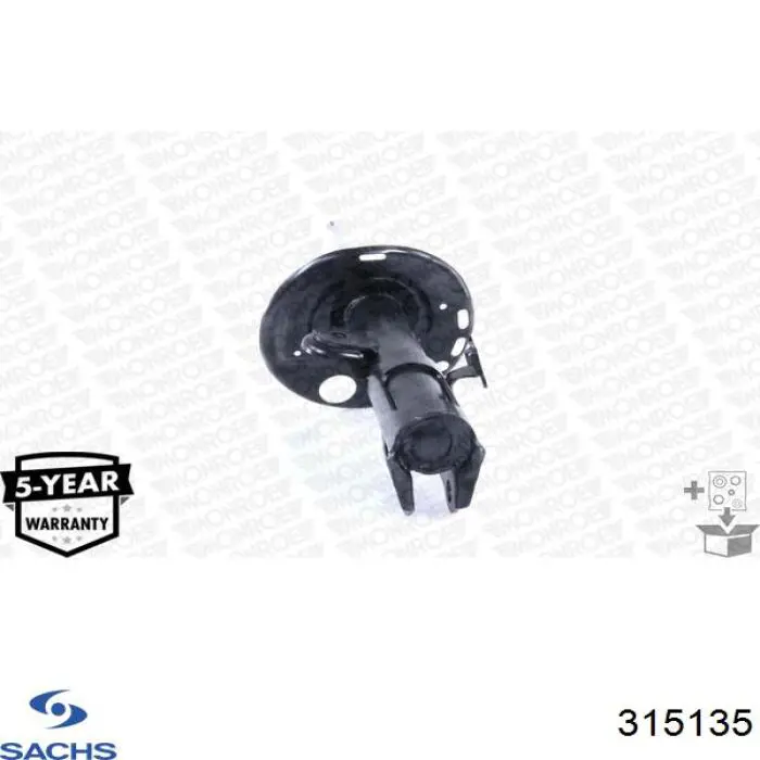 Амортизатор передний левый 315135 Sachs