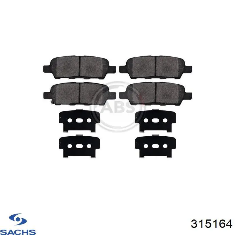 Стойка амортизатора задняя Sachs 315164 цена, от 66.69 USD