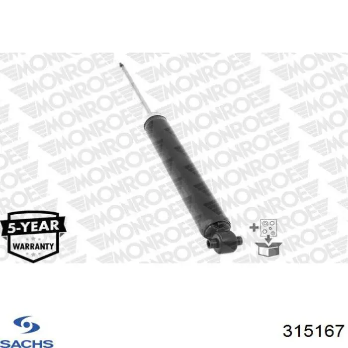 Стойка амортизатора задняя Sachs 315167 цена, от 54.06 USD
