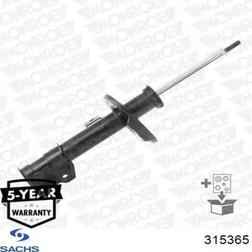 Амортизатор передней подвески левой Sachs 315365 цена, от 81.40 USD