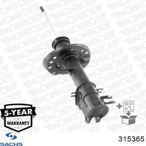 Купить 315365 Sachs Амортизатор подвески передний левый