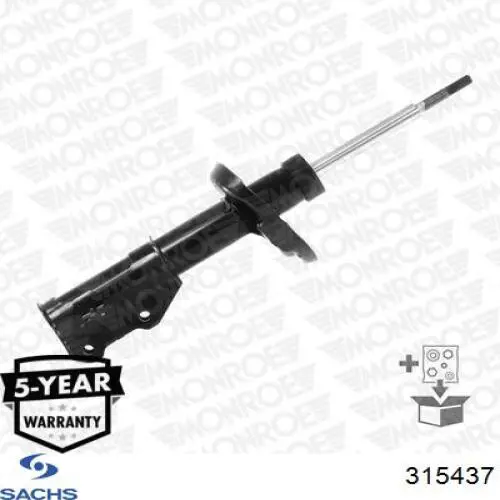 Амортизатор передней подвески левой Sachs 315437 цена, от 82.85 USD