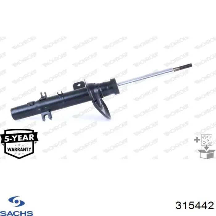Купить 315442 Sachs Амортизатор подвески передний правый