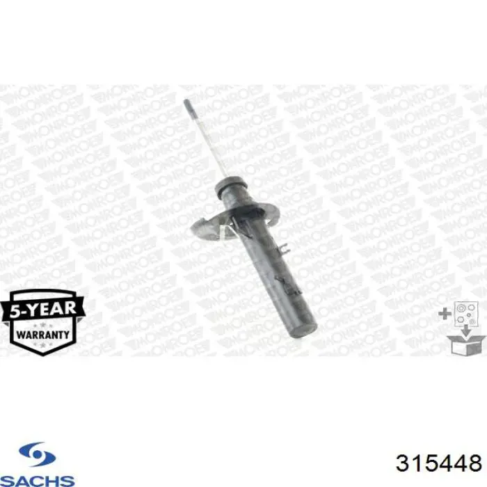 Амортизатор подвески передний левый Sachs 315448 цена, от 65.17 USD