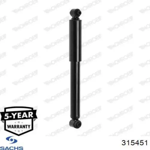 Стойка амортизатора задняя Sachs 315451 цена, от 51.32 USD