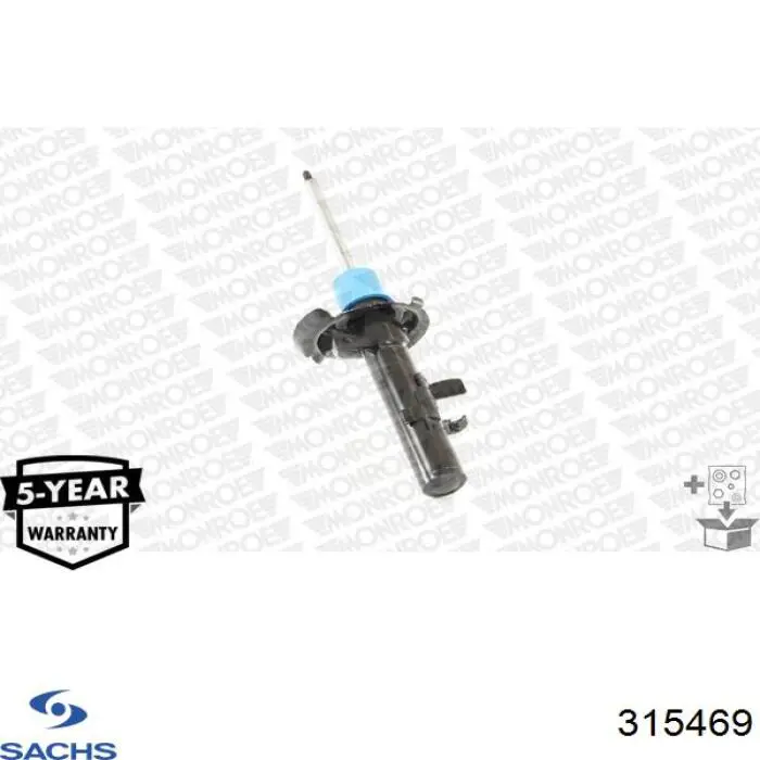 Амортизатор передней подвески левой Sachs 315469 цена, от 72.13 USD