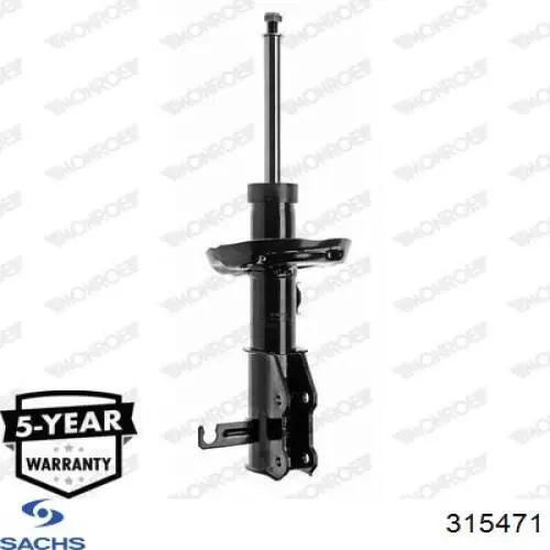 Амортизатор передний левый 315471 Sachs