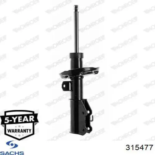 Амортизатор передней подвески левой Sachs 315477 цена, от 84.28 USD