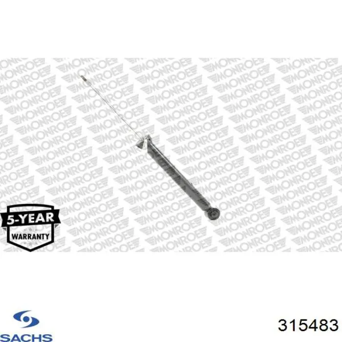 Купить 315483 Sachs Амортизатор задней подвески