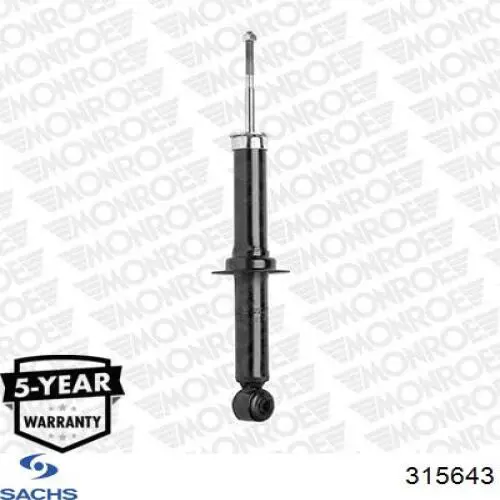 Стойка амортизатора задняя Sachs 315643 цена, от 97.24 USD