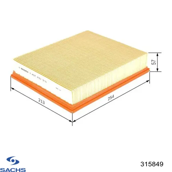 Амортизатор передней подвески левой Sachs 315849 цена, от 79.15 USD