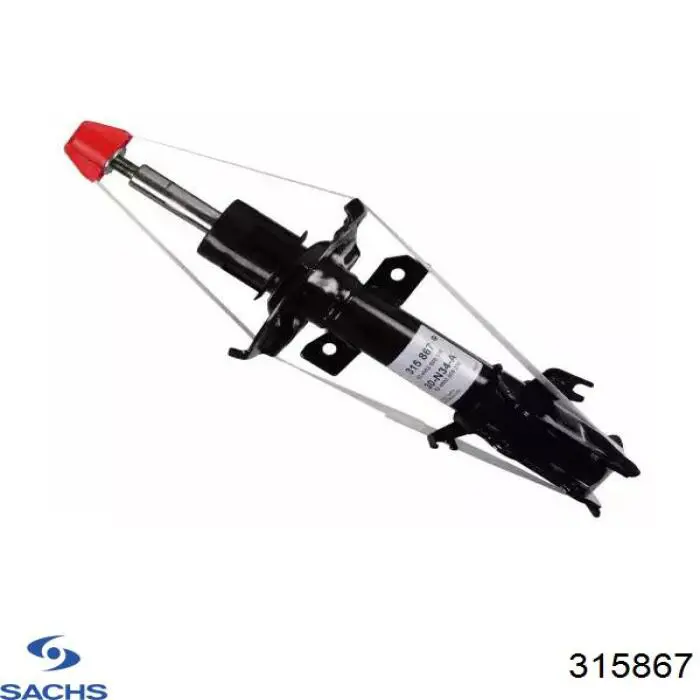 315 867 Sachs amortecedor dianteiro direito