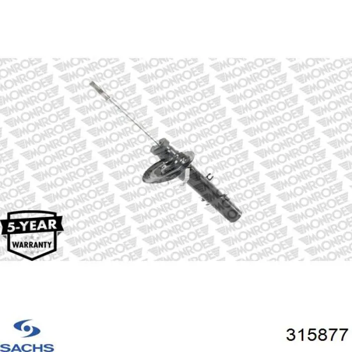 Амортизатор подвески передний левый Sachs 315877 цена, от 32.85 USD
