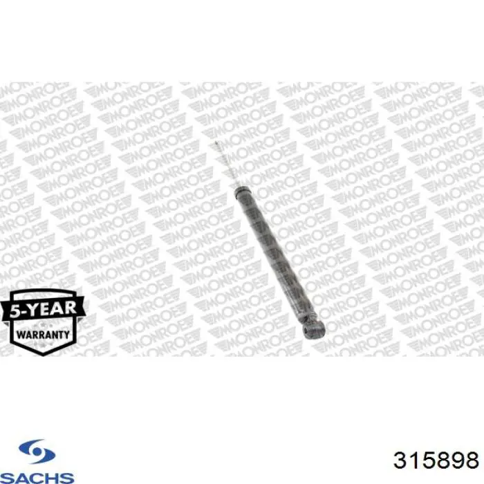 Стойка амортизатора задняя Sachs 315898 цена, от 44.58 USD