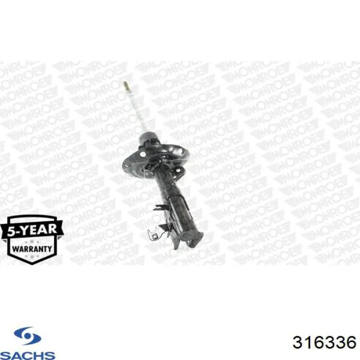 Амортизатор передней подвески левой Sachs 316336 цена, от 65.73 USD